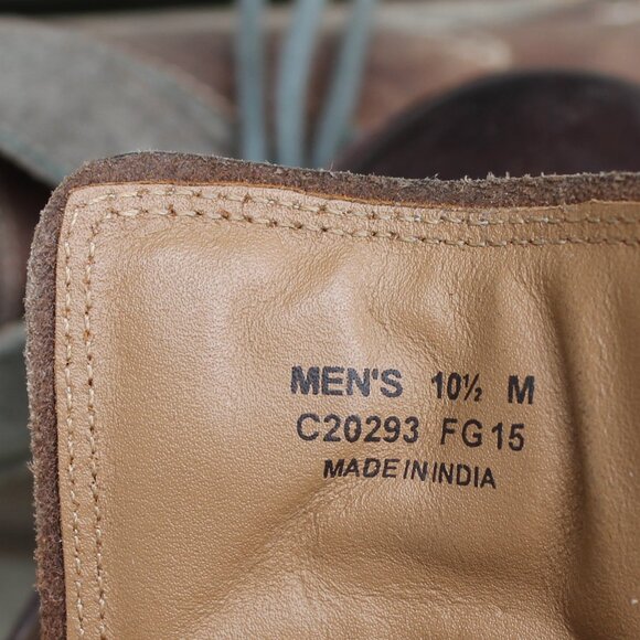 Cole Haan Brown Oiled Leather and Gray Suede Chukka, Men's 10.5 M, EUC - Picture 10 of 13